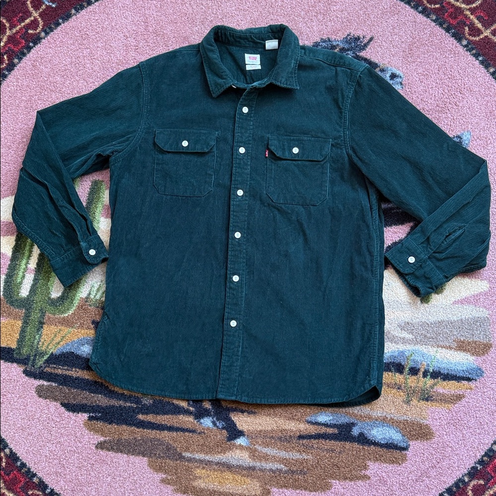 LEVI'S CORDUROY BUTTON UP SHIRT